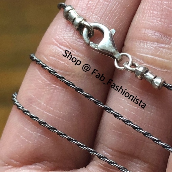 Sterling silver necklace chains 5 total - Picture 11 of 17